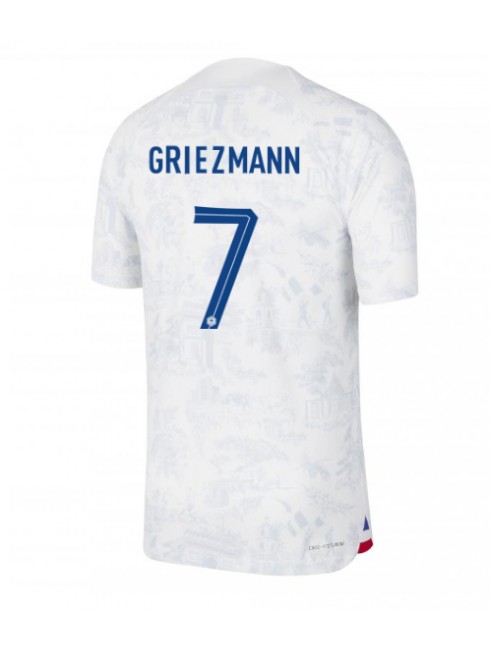 Frankrike Antoine Griezmann #7 Replika Borta Kläder VM 2022 Kortärmad
